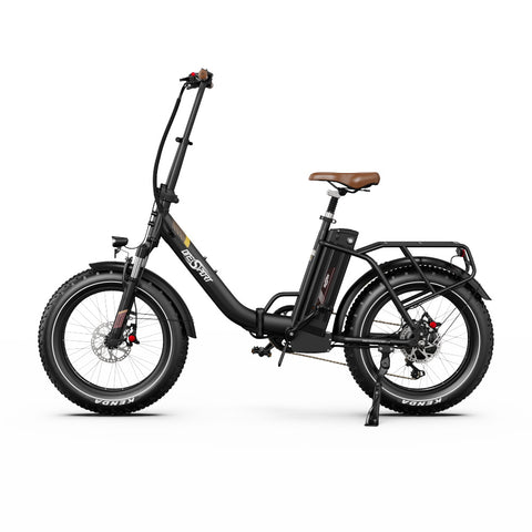 Bicicleta Elétrica ONESPORT OT16 MAX - Motor 500W Bateria 48V18AH Pneus De 20 Polegadas Travões Disco - Preto