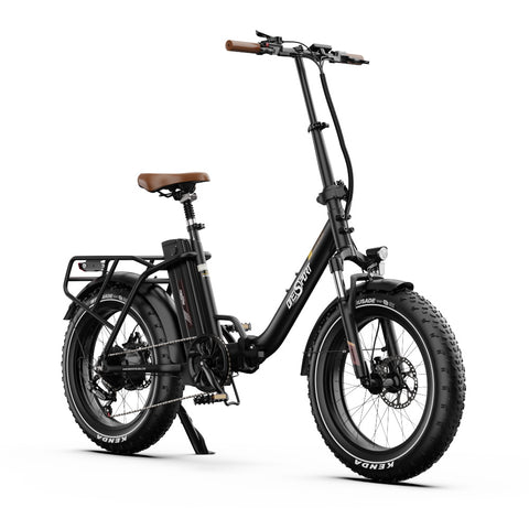 Bicicleta Elétrica ONESPORT OT16 MAX - Motor 500W Bateria 48V18AH Pneus De 20 Polegadas Travões Disco - Preto