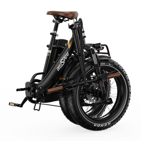 Bicicleta Elétrica ONESPORT OT16 MAX - Motor 500W Bateria 48V18AH Pneus De 20 Polegadas Travões Disco - Preto
