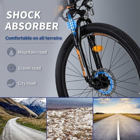 FAFREES Hailong One: Bicicleta Elétrica de 250W | Autonomia de 40KM