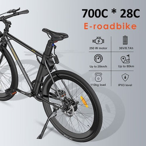 FAFREES 20F054: Bicicleta Elétrica de 250W | Autonomia de 50KM