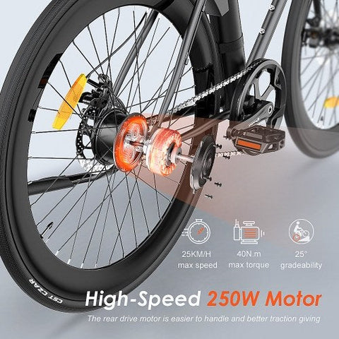 FAFREES F1: Bicicleta Elétrica de 250W | Autonomia de 40KM