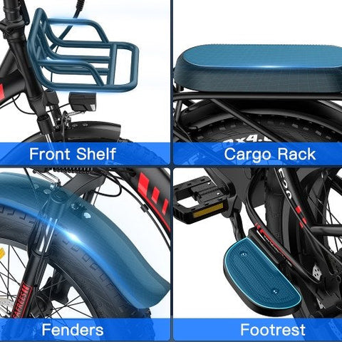 FAFREES F20 Max: Bicicleta Elétrica de 500W | Autonomia de 110KM