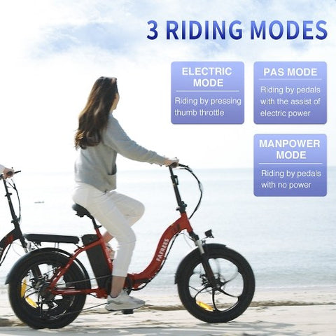 FAFREES F20: Bicicleta Elétrica de 250W | Autonomia de 70KM