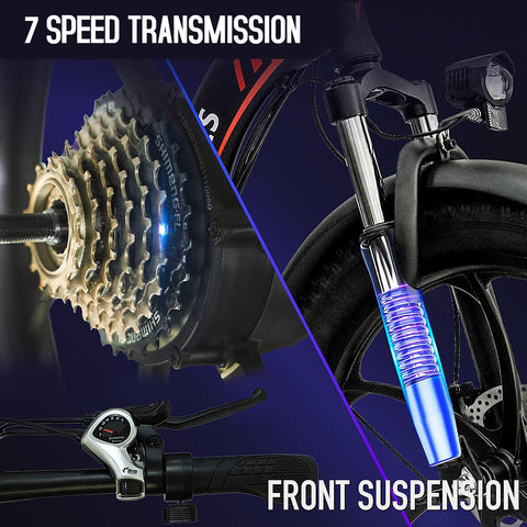 FAFREES F20: Bicicleta Elétrica de 250W | Autonomia de 70KM