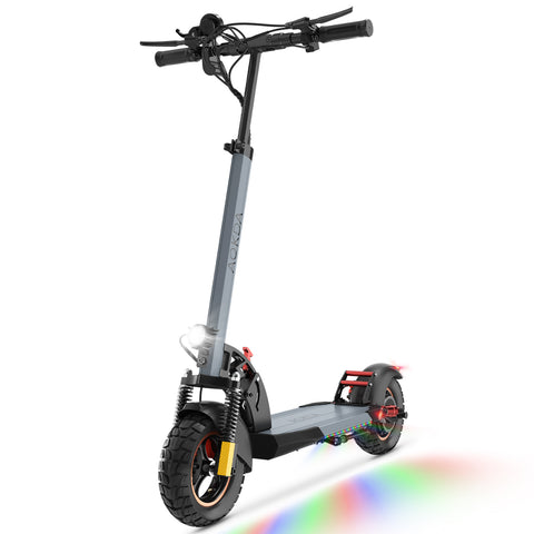 AOKDA AO-A1 Trotinete Elétrica - Motor 250W Bateria 48V10AH Rodas de 10 Polegadas Travão a Disco - Cinza