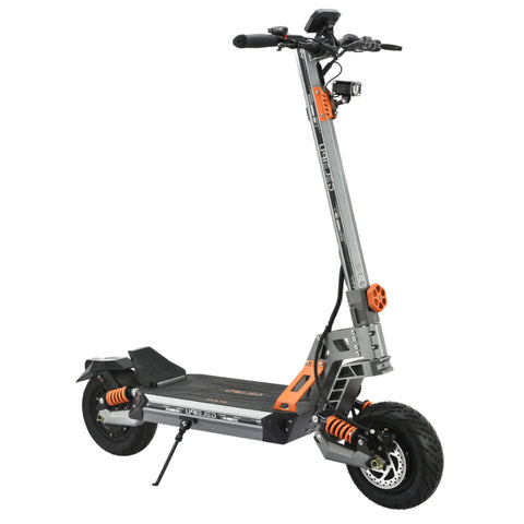 GELEIPU GT EVO Trotinete Eléctrica - Motor 1600W*2 Bateria 60V36AH Pneus 11 Polegadas - Cinza