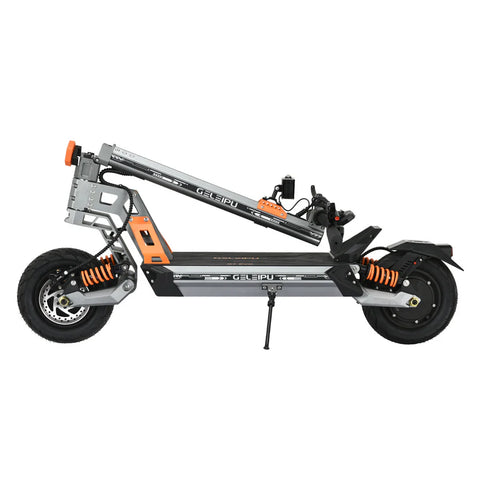 GELEIPU GT EVO Trotinete Eléctrica - Motor 1600W*2 Bateria 60V36AH Pneus 11 Polegadas - Cinza