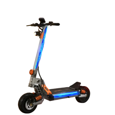 GELEIPU GT EVO Trotinete Eléctrica - Motor 1600W*2 Bateria 60V36AH Pneus 11 Polegadas - Cinza