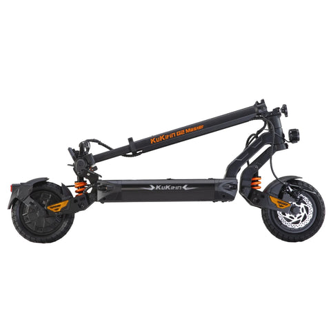 Trotinete Elétrica KuKirin G2 Master 2025 - Motor 1000W*2 52V20.8Ah Bateria Pneus De 10 Suspensão Hidráulica Com Duplo Motor - Preta