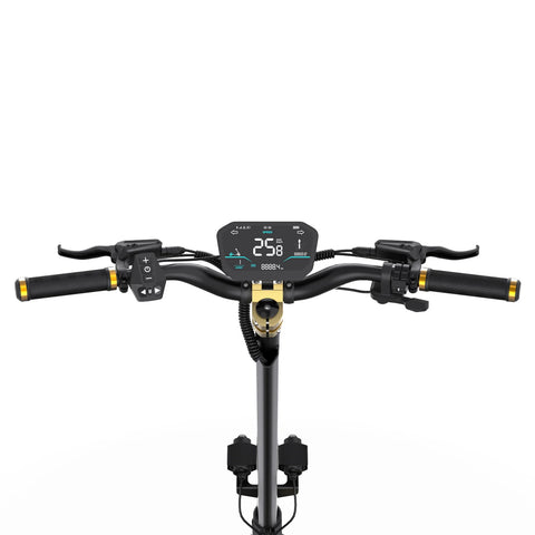 Trotinete Eléctrica OOTD S30 - Motor 1200W*2 Bateria 52V23.4AH Pneus10" Travão óleo - Preta